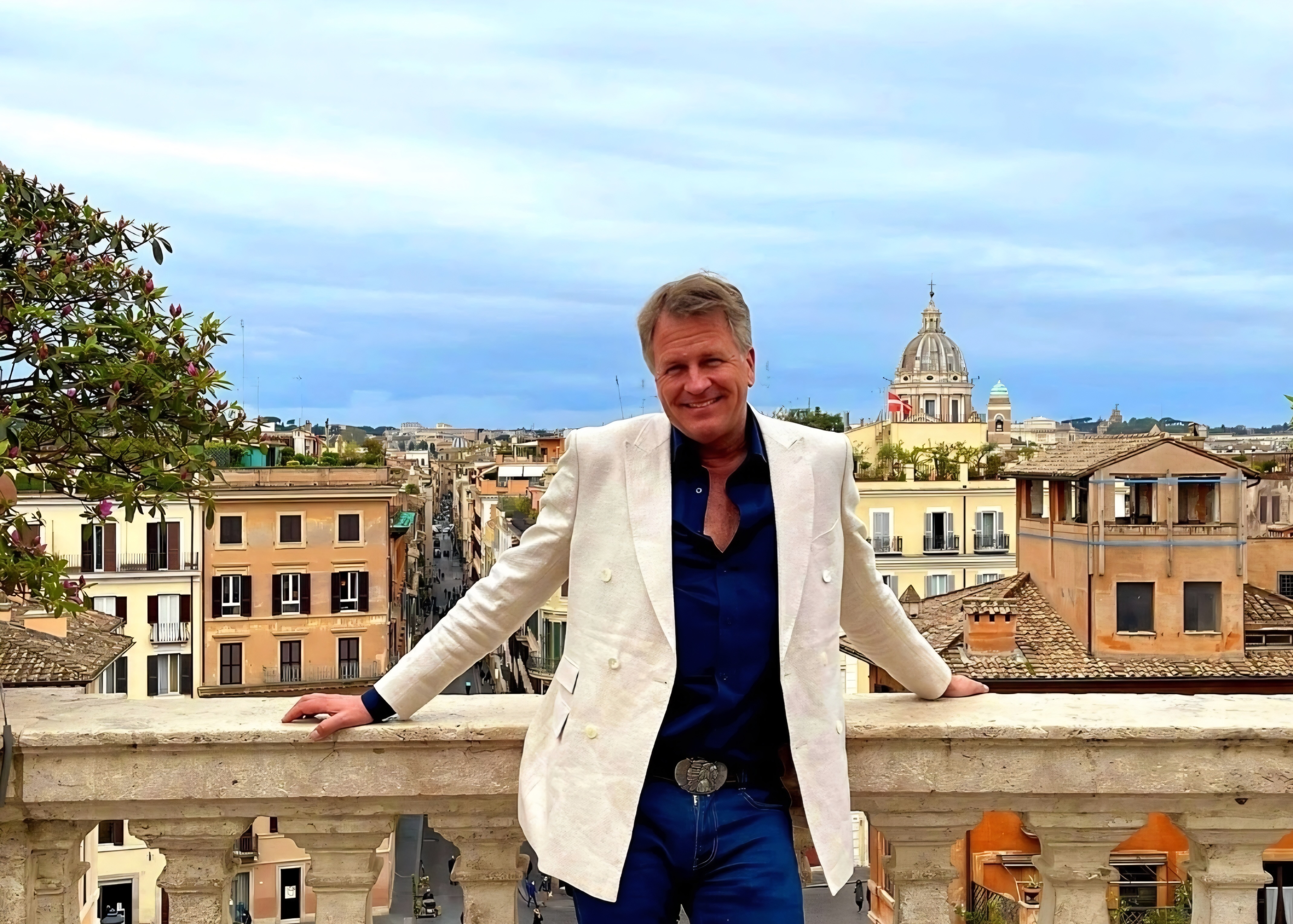 Lars Carlstrom overlooking Rome